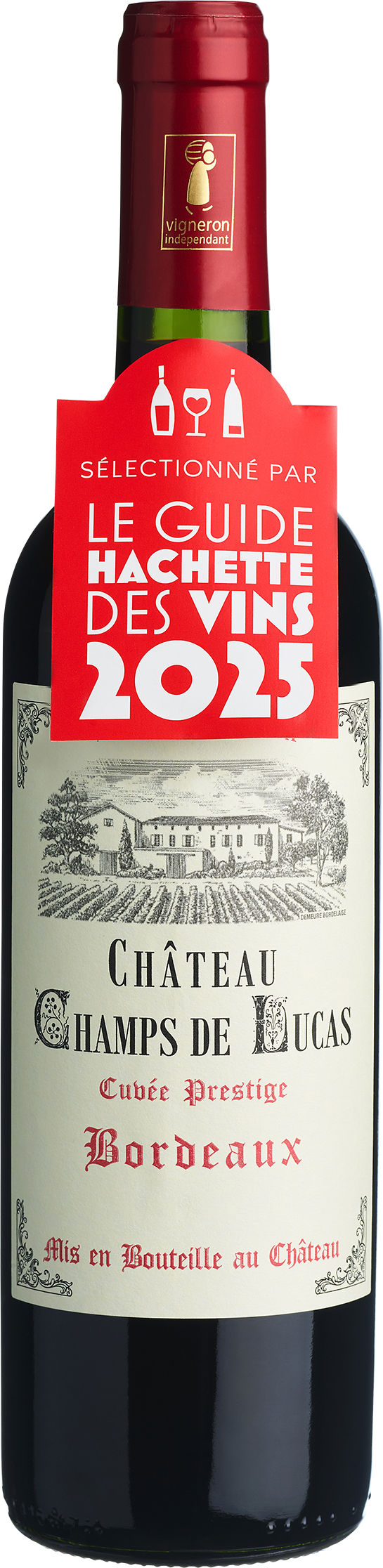 Une photo du vin Château Champs de Lucas
