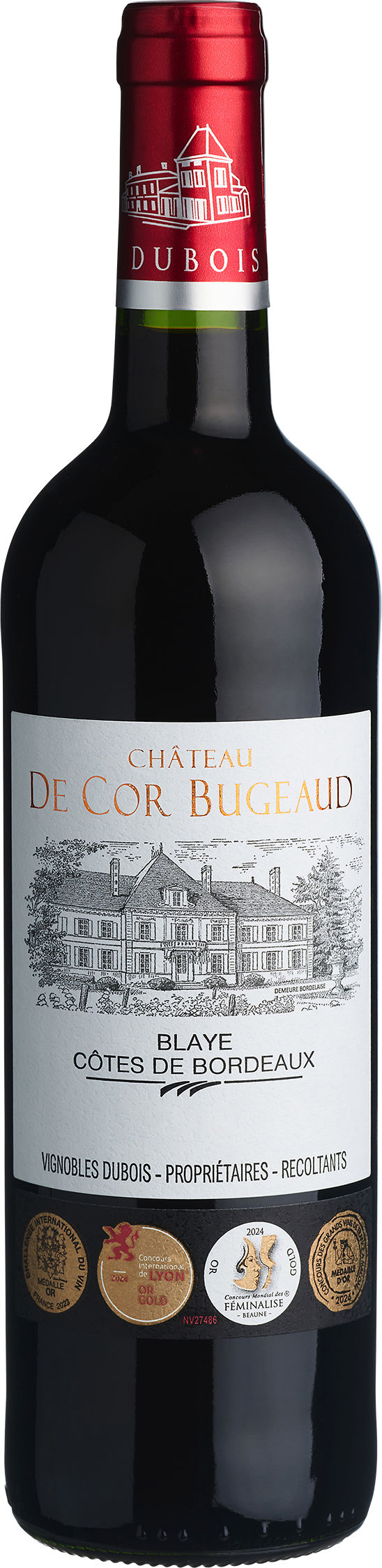 Une photo du vin Château de Cor Bugeaud