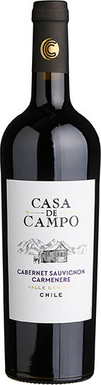 Une photo du vin Casa de Campo « Cabernet Sauvignon - Carmenere »