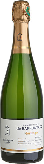 Une photo du vin Champagne de Barfontarc "Héritage" Brut