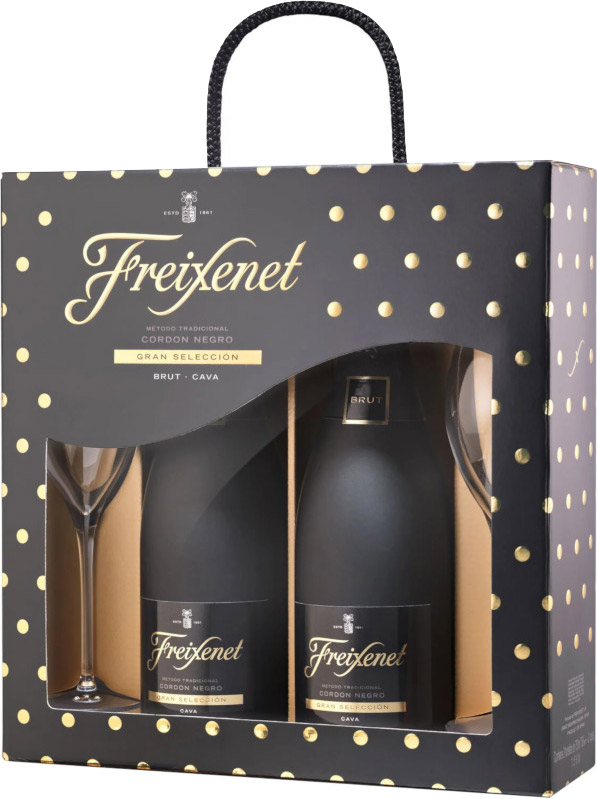 Coffret Twin Pack Freixenet « Cordon Negro » Brut